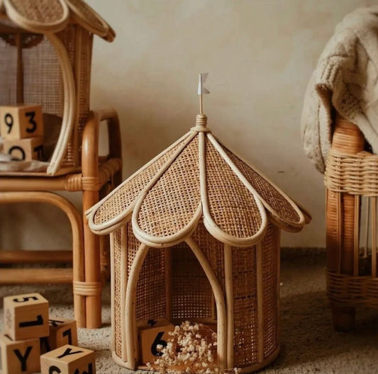 Rattan Flower Tents