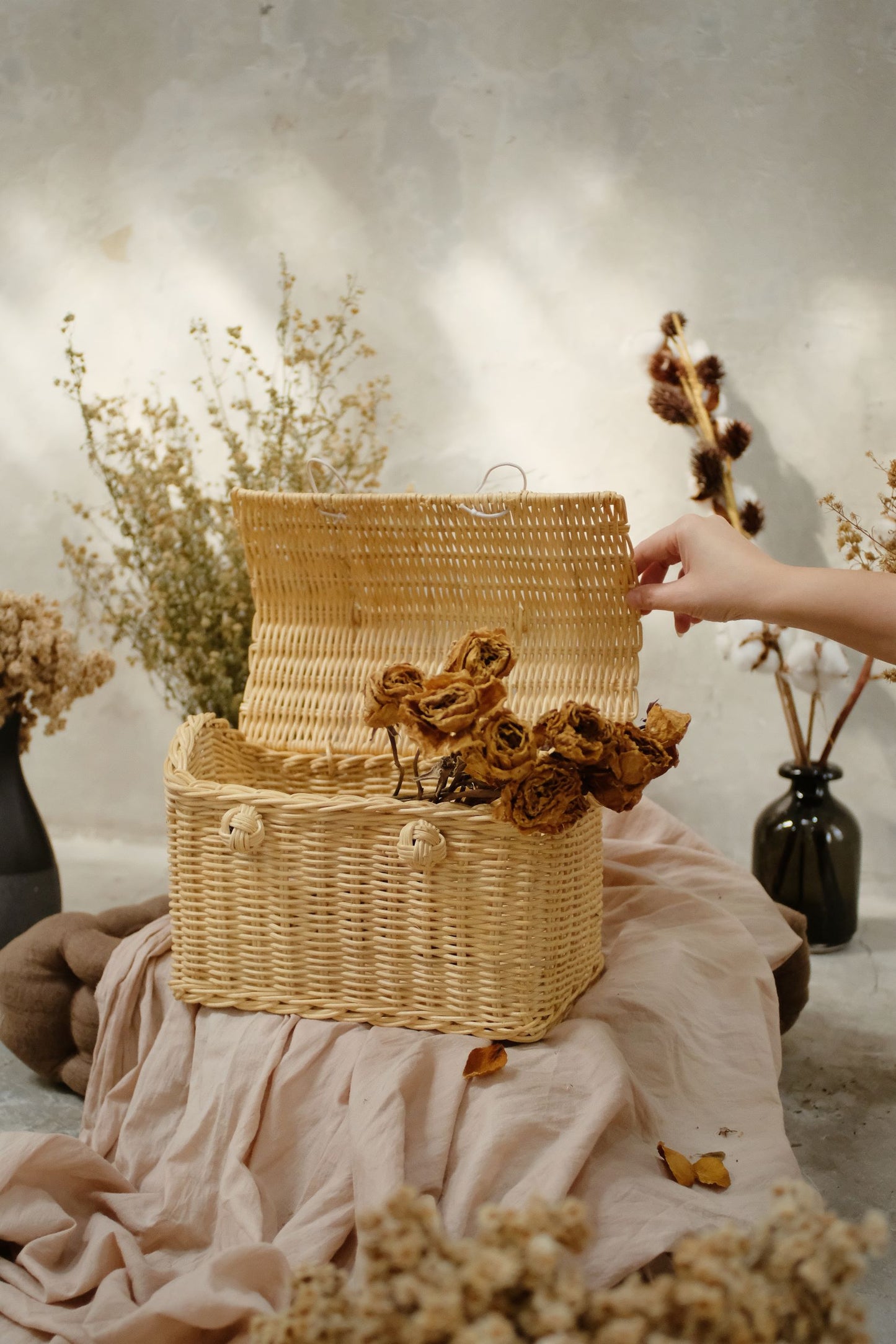 Rattan House Basket